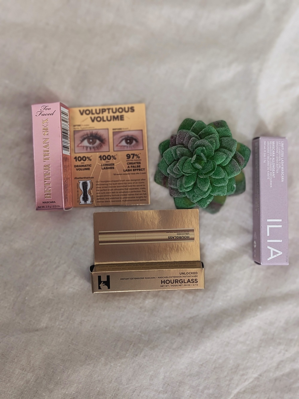 🌸 Prestige Mini Mascara Trio Too Faced + Hourglass + ILIA NWT